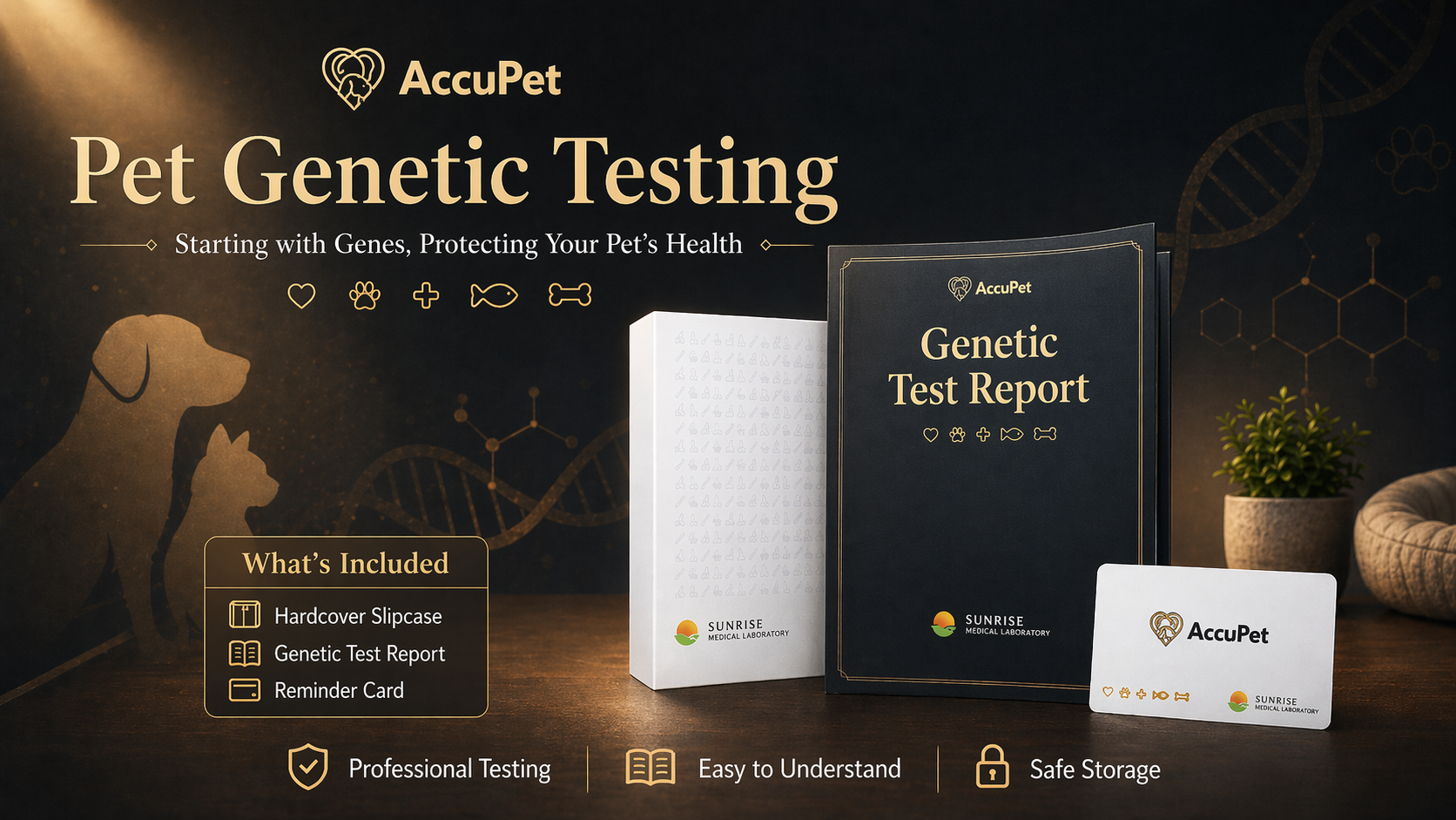 AccuPet Genetic Testing Report — product photo